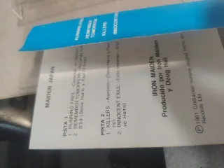 Iron Maiden - Maiden Japan Cassette