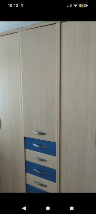 Cama nido con armario y cajones