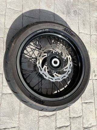 Kit Supermotard Llantas Warp 9 Elite