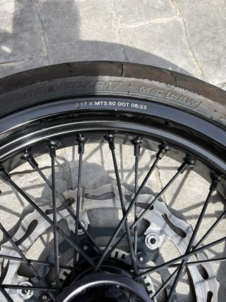 Kit Supermotard Llantas Warp 9 Elite