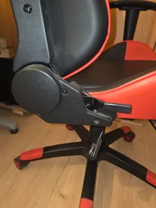 Silla Gaming Sigga Negra y roja