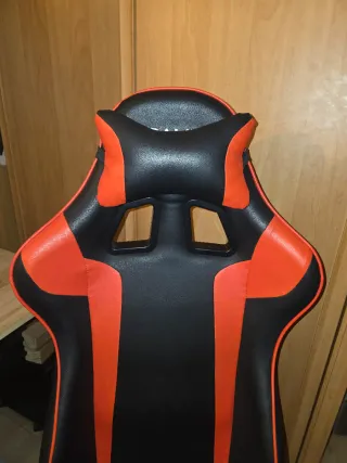 Silla Gaming Sigga Negra y roja
