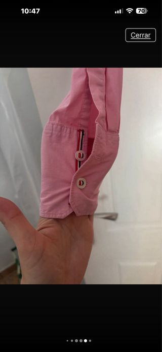 Camisa Tommy Hilfiger Rosa