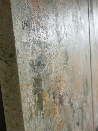 Cuadros abstractos modernos.Díptico pintado a mano