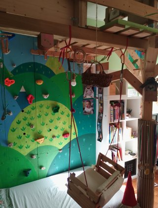 Struttura cameretta bambini legno
