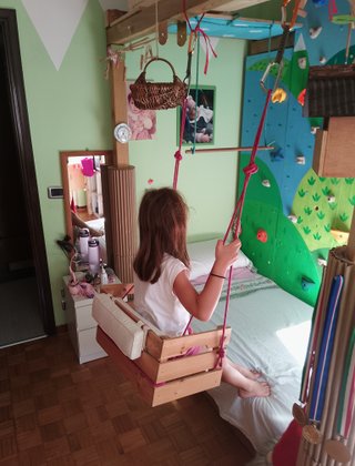 Struttura cameretta bambini legno