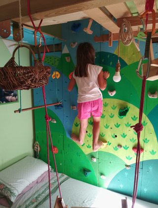 Struttura cameretta bambini legno