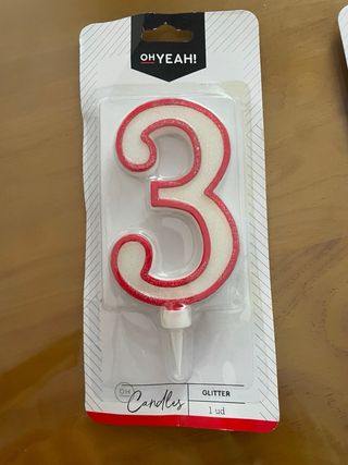 Candele Happy Birthday vendute separatamente