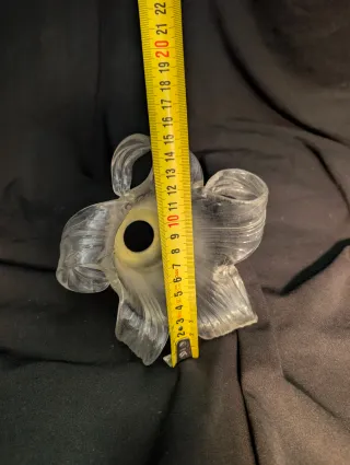 Tulipa Cristal Vintage Estilo Murano