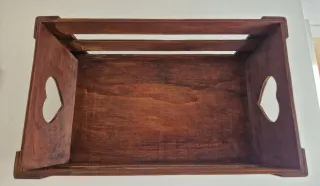 Caja de madera decorada