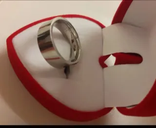 Anillo Acero Inoxidable Liso 8mm