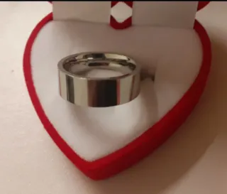 Anillo Acero Inoxidable Liso 8mm