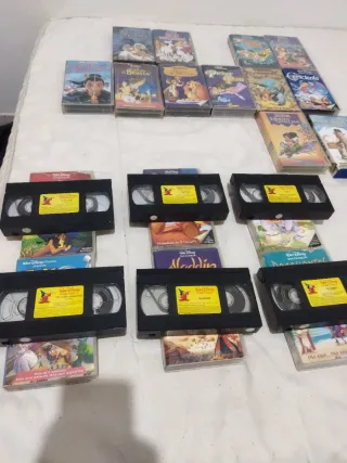 Lote Cintas VHS Disney Clásicos