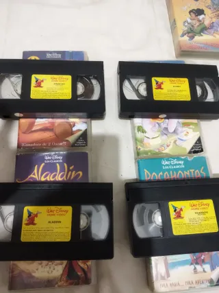 Lote Cintas VHS Disney Clásicos