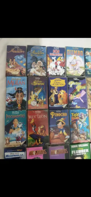 Lote Cintas VHS Disney Clásicos