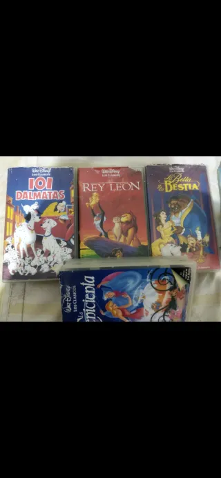 Lote Cintas VHS Disney Clásicos