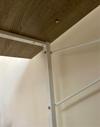 Escritorio madera y metal