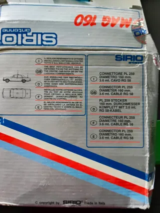 Base magnetica Sirio per antenne RTX