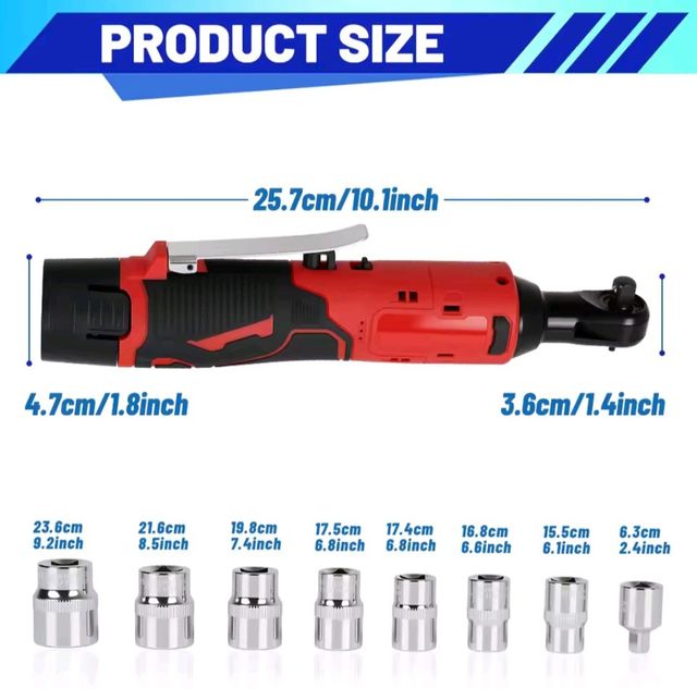 Llave Carraca Eléctrica 1/4