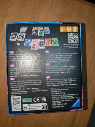 Juego de mesa naruto y licántropo