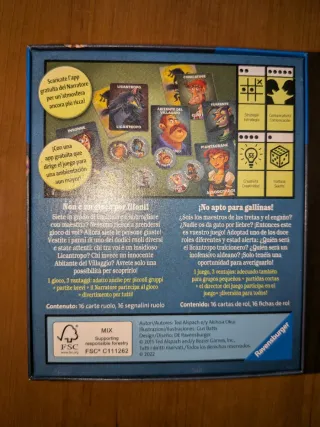 Juego de mesa naruto y licántropo