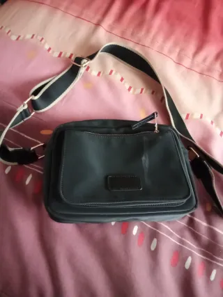 Bolso de hombro negro mujer