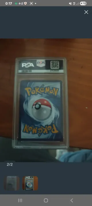 Carta Pokémon Charizard PSA