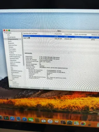 iMac 21,5 Intel Core i5 12GB RAM 2 discos duro