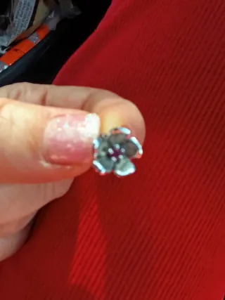 Orecchini Argento con Rubini Naturali
