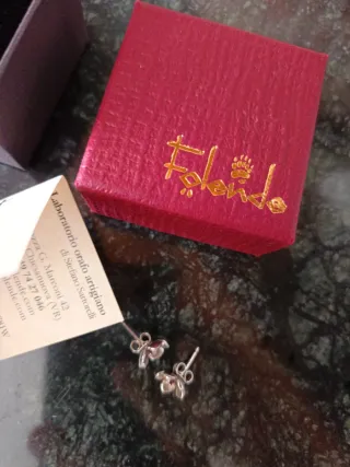 Orecchini Argento con Rubini Naturali
