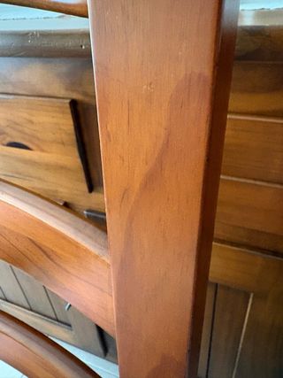 Conjunto Mesa comedor extensible madera y 6 sillas