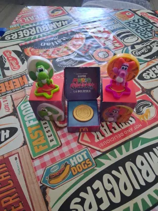 Super Mario Galaxy Película McDonald's muñecos