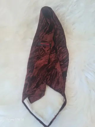 Cravatta Peluso Velluto Marrone