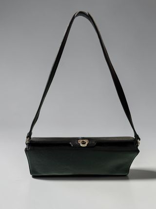 Borsa Salvatore Ferragamo Gancini Pelle Nera