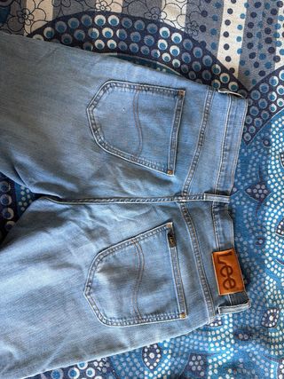 Pantalones vaqueros Lee azules