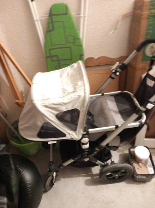 Bugaboo Cochecito y Capazo Gris con colchón