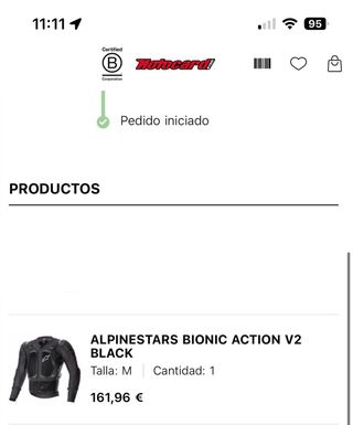 Chaqueta Alpinestars Bionic Action V2. Talla M