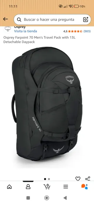 Osprey Farpoint 70 Mochila