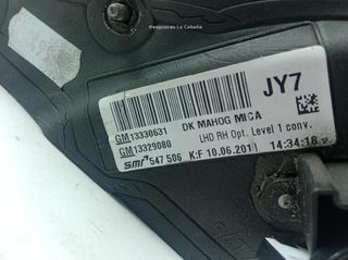 Opel 20904227 retrovisor derecho insignia a (g09)