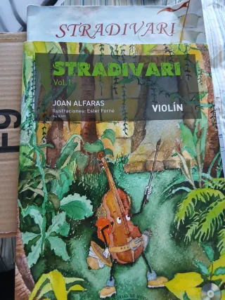 Libro Stradivari Vol. 1 y 2 violín