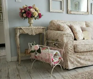 Portariviste shabby chic artigianale