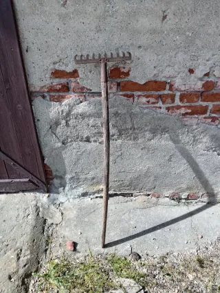 Rastrello in ferro per orto