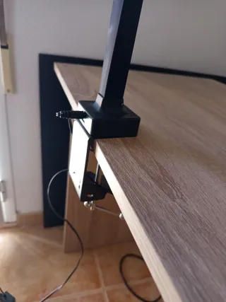 Lámpara Escritorio LED Táctil Negra