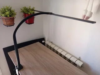 Lámpara Escritorio LED Táctil Negra