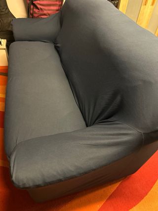 Sofá Piel Sintética Marrón