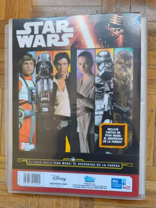 Archivador y cartas Star Wars