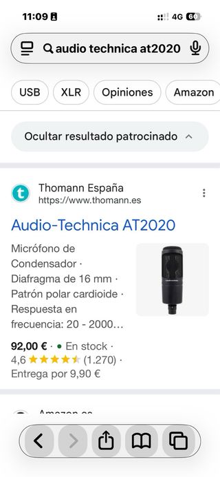 Micrós  Electro Voice Behringer y Audio-Technica