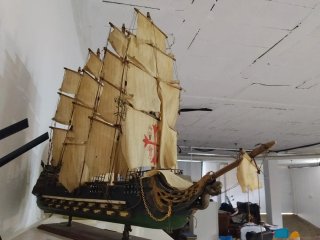 Maqueta Barco Antigua