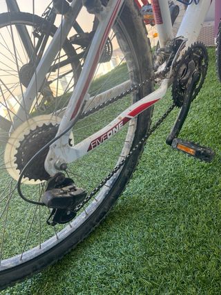 Bicicleta Rockrider Talla S Blanca y Roja