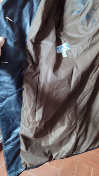 Chaqueta de cuero negra